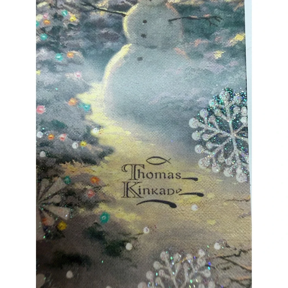Thomas Kinkade Hallmark Christmas Gift Bags Lot of 4 Victorian Christmas III New